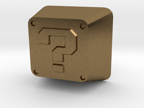 Question Block Cherry MX Keycap in Natural Bronze
