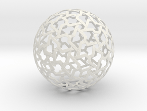 Ball Mesh in White Natural Versatile Plastic