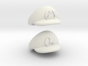 Plumber Cap Pack in White Natural Versatile Plastic