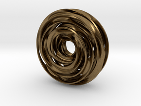 Cinquefoil Knot in Natural Bronze