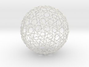 Spherical Mystery in White Natural Versatile Plastic