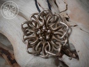Blossom #4 in Polished Bronzed Silver Steel