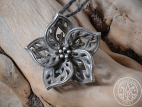 Blossom #6 in Polished Bronzed Silver Steel