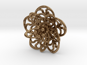 Blossom #3 in Natural Brass