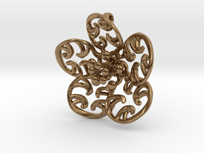 Blossom #8 in Natural Brass