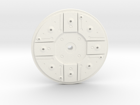 B Wing Right Side Disk in White Processed Versatile Plastic
