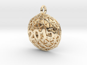 New Year Ball 2015 in 14K Yellow Gold