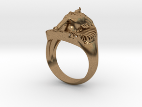 Bague Pharaon - Pharaoh ring in Natural Brass