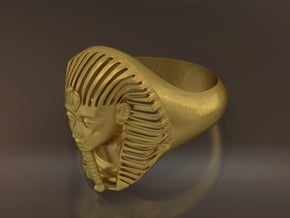 Bague Pharaon - Pharaoh ring in Natural Bronze