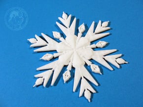 Froze Snowflake Bigger in White Natural Versatile Plastic