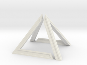 David Pyramid Thick V58.3 - 6cm in White Natural Versatile Plastic