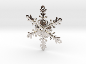 Snowflake Ornament 2 in Platinum