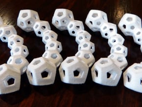 30-Cell Puzzle in White Natural Versatile Plastic
