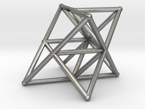 Rod Merkaba Supports OpenBase 4cm in Natural Silver