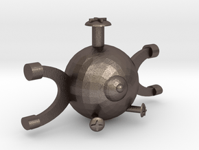 Magnemite in Polished Bronzed Silver Steel