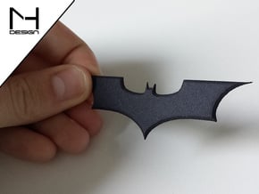 Batarang prop in Black Natural Versatile Plastic