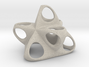 Merkaba Flatbase R1 5cm in Natural Sandstone