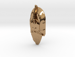 Cosmic Space Shuttle Craft in Polished Brass