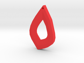 Necklace in Red Processed Versatile Plastic