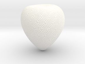 Textured Acorn in White Processed Versatile Plastic