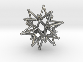 StarCore 2 Layers - 2.6cm in Natural Silver