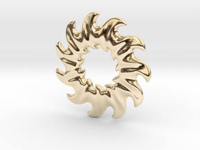 O-waves 11 - 2cm in 14K Yellow Gold