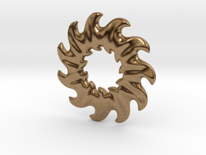 O-waves 11 - 2cm in Natural Brass