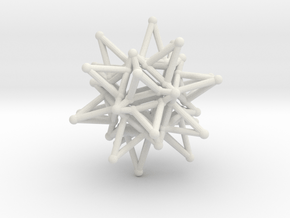 Tessa1 StarCore 2-2cm in White Natural Versatile Plastic