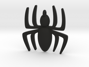 Spider Pendant in Black Natural Versatile Plastic