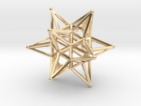 Dodeca Star Wire - 4cm in 14K Yellow Gold