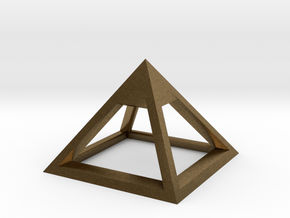 Pyramid Mike 3cm in Natural Bronze