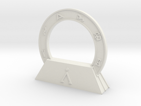 Abydos Stargate with Orion Nebula in White Natural Versatile Plastic