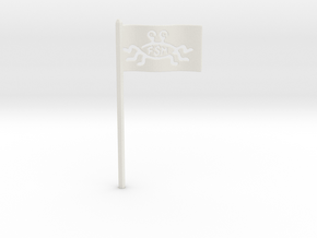 FSM Flag for Starch-Bishop's Palace in White Natural Versatile Plastic