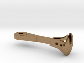 1:48 Nzr Coupler - Circular in Natural Brass