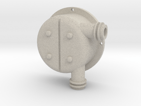 3/4" Scale Elesco Feed Water Heater Water End in Natural Sandstone