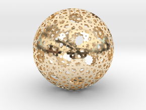 Star Weave Mesh Sphere in 14K Yellow Gold