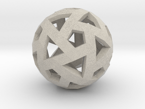 Triango Mesh Sphere in Natural Sandstone