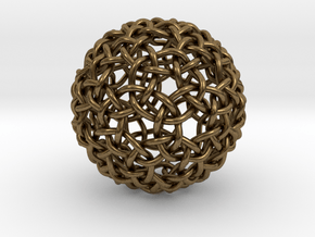 Weave Mesho Sphere in Natural Bronze