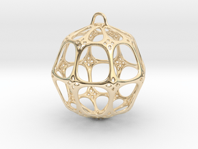 Christmas Bauble No.4 in 14K Yellow Gold