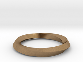 Mobius Wedding Ring-Size 5, multiple sizes listed in Natural Brass