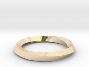 Mobius Wedding Ring-Size 6 in 14K Yellow Gold