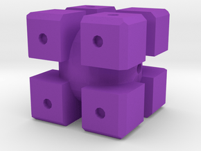 Dice63 in Purple Processed Versatile Plastic