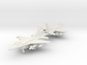 1/285 F-16C Block 52+ (Single seat) (x2) in White Natural Versatile Plastic