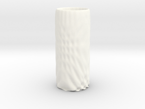 Vase 6 in White Processed Versatile Plastic