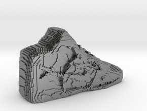 Pixelated Basketball Shoe by Suprint in Natural Silver