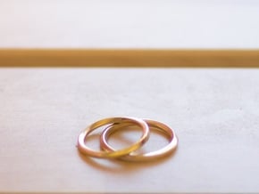 Mobius Wedding Ring-Size 8 in 14K Yellow Gold