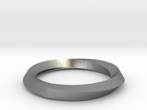Mobius Wedding Ring-Size 5- in Natural Silver