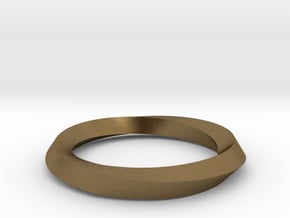 Mobius Wedding Ring-Size 4 in Natural Bronze