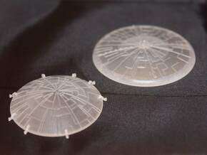 GALACTIKA SALZO SET TWO DOMES in Tan Fine Detail Plastic