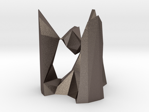 architekton with A2 and 2 - A1 singularities  in Polished Bronzed Silver Steel
